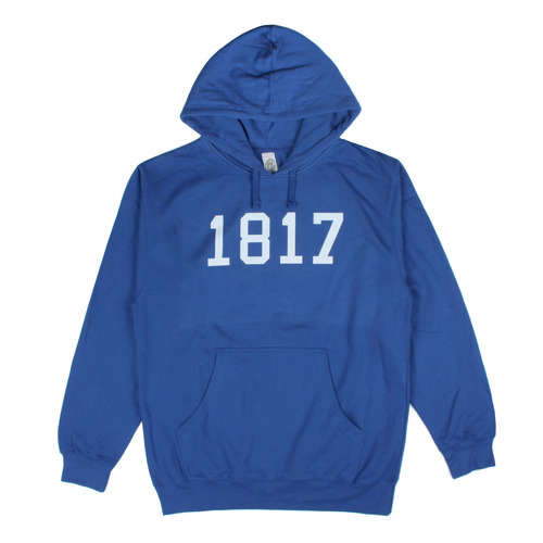 1817 DROPOUT PULLOVER HOODIE BLUE