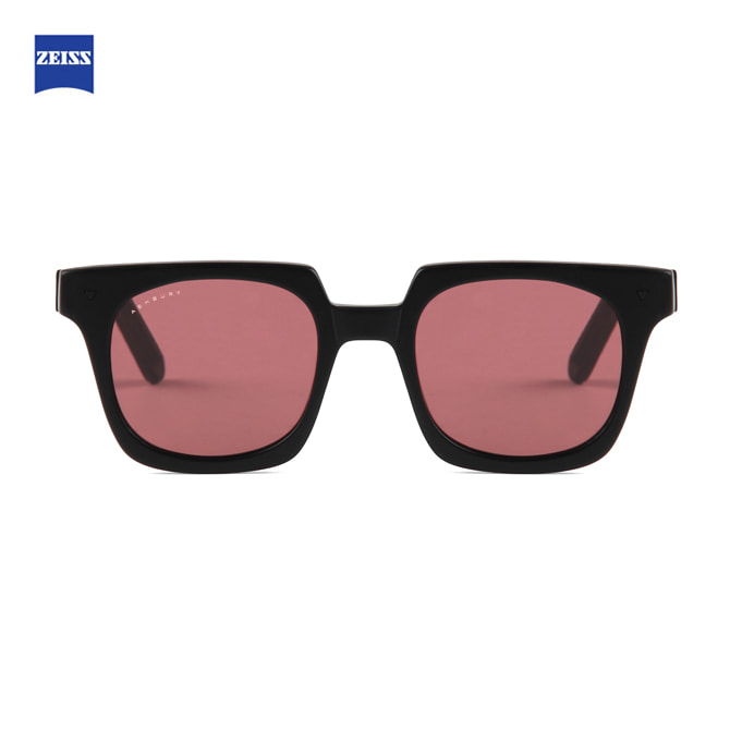 ASHBURY ACE MATTE BLACK WITH ROSE LENS