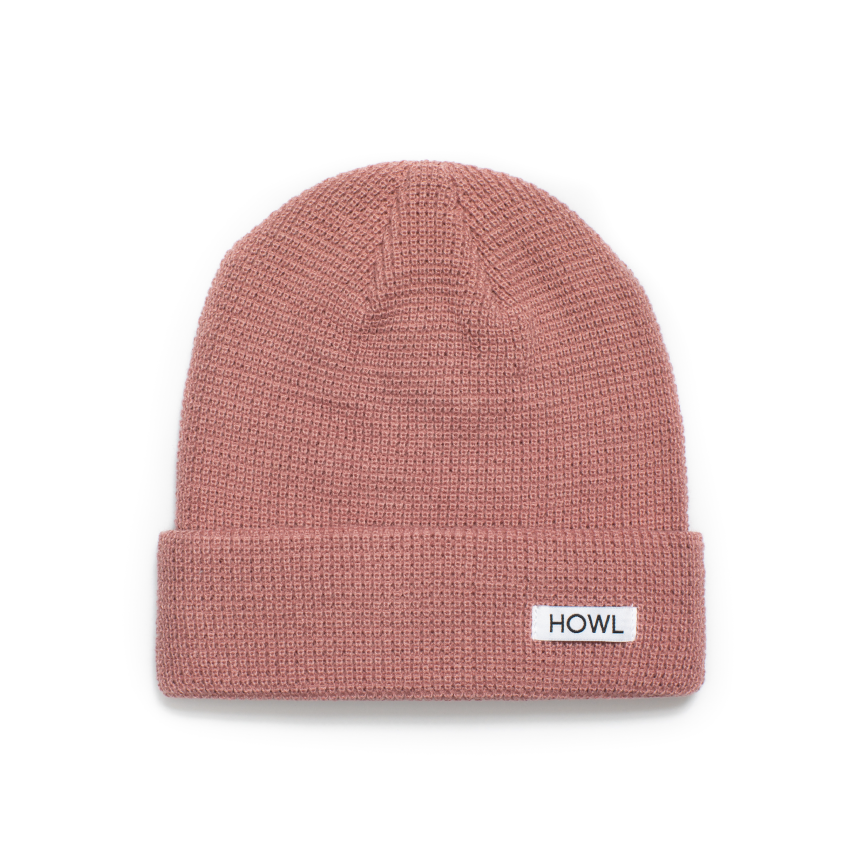 HOWL SUPPLY  WAFFLE BEANIE PINK  21/22