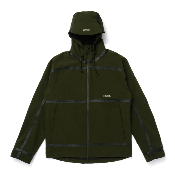 HOWL SUPPLY  TAPED SNOW JACKET MOSS 23/24